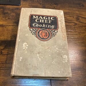 Magic Chef Cooking HC Cookbook 1935 Thrashed Customized Cut/Paste Copy Recipes